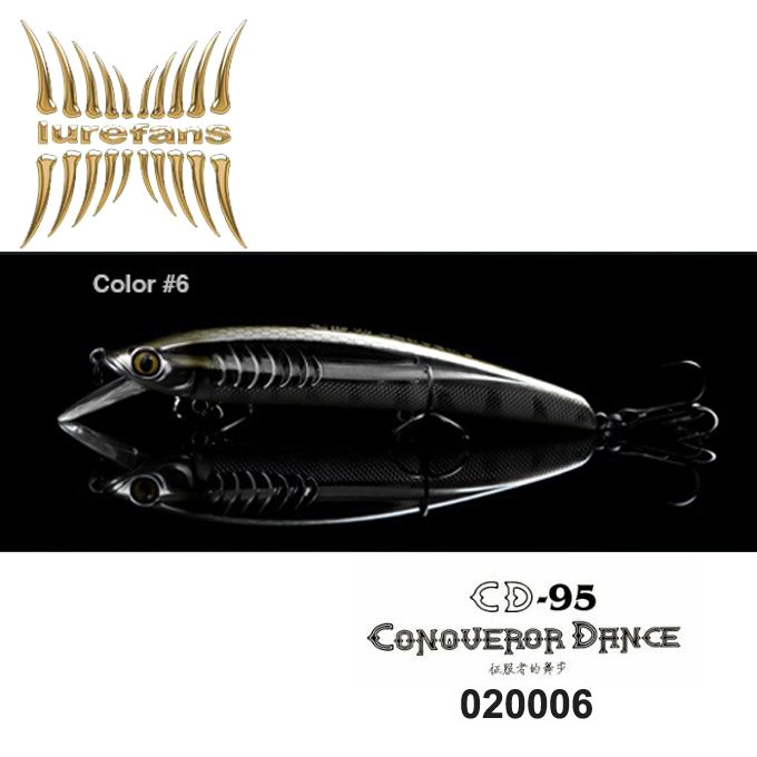 LUREFANS CONQUEROR DANCE CD95 9.5CM 10G COL: 06