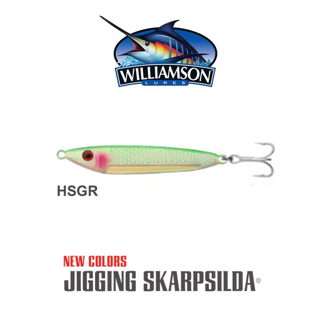 WILLIAMSON SKARPSILDA JIGGING 150G HSGR