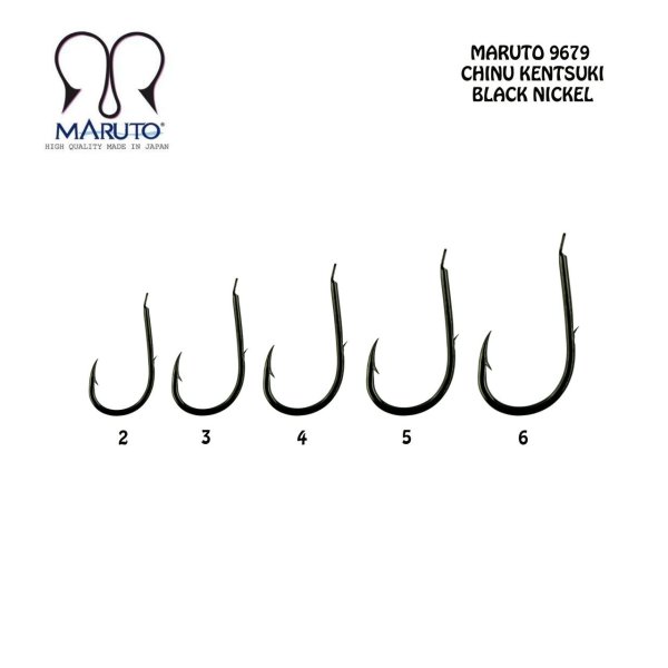 Maruto 9679NS Siyah Nikel Olta İğnesi No:3 (17Pcs)