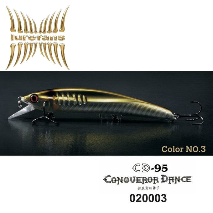 LUREFANS CONQUEROR DANCE CD95 9.5CM 10G COL: 03