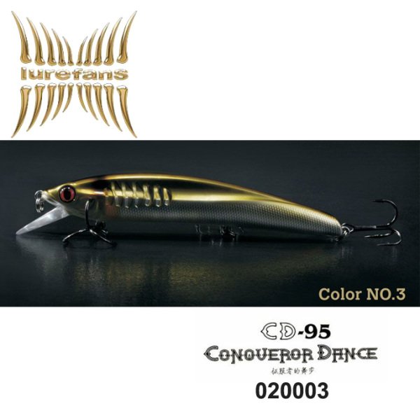 LUREFANS CONQUEROR DANCE CD95 9.5CM 10G COL: 03