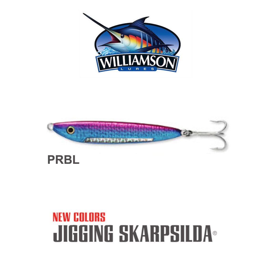 WILLIAMSON SKARPSILDA JIGGING 150G PRBL