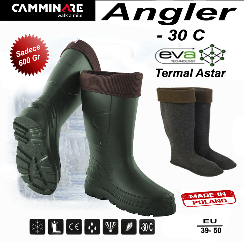 Camminare Angler Eva Çizme(-30°C) 41