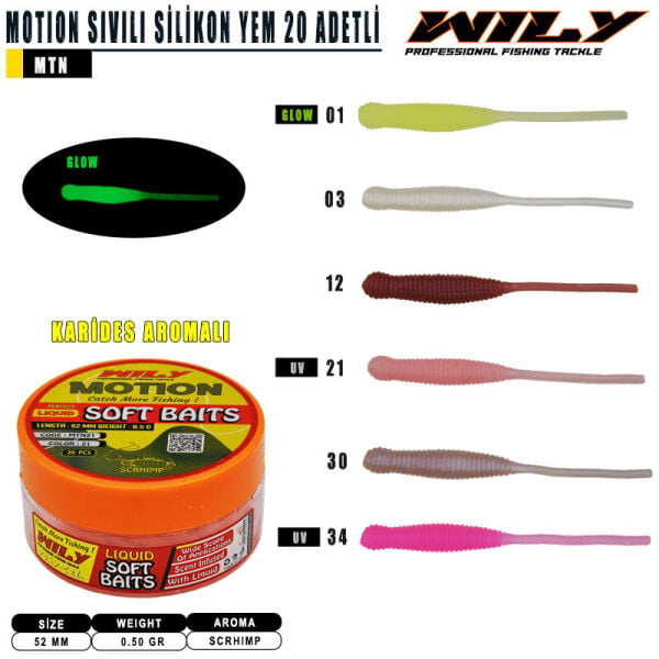 Wily Motion Sıvılı 52 mm 15 Adetli