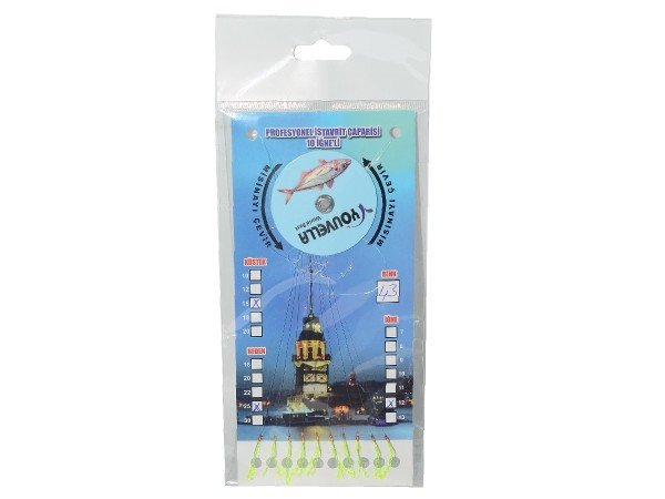 Youvella 7574 İstavrit Çaparisi 10 İğne Kolay Açılan 0.15x0.25mm 43