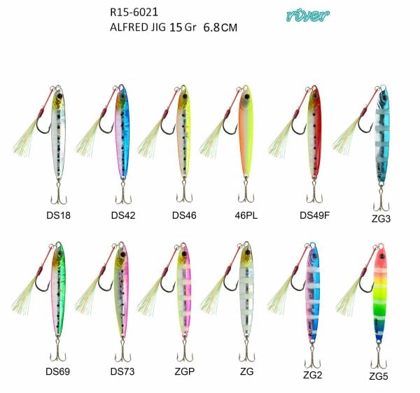 River Alfred Jig 15G 6.8Cm ZG2