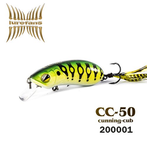 LUREFANS CUNNING CUB CC50F 5CM 5.4G / COL.1 SPRING