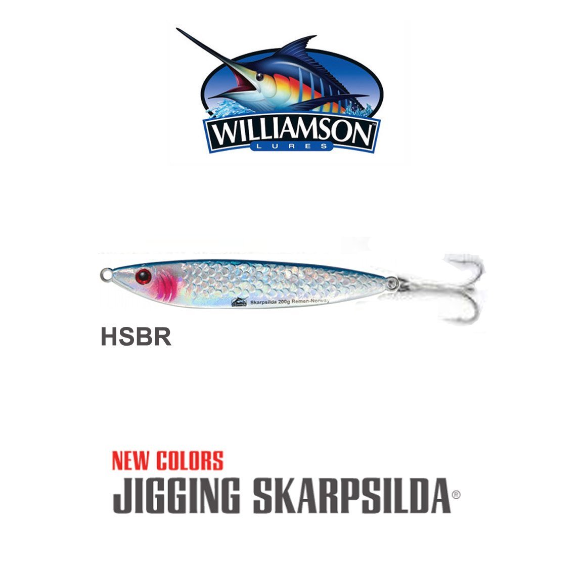 WILLIAMSON SKARPSILDA JIGGING 100G HSBR