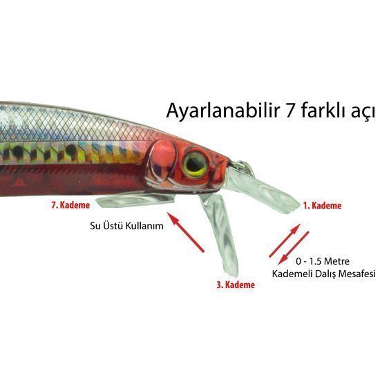 River Level Fixer 130F 13cm 24g 0-1.5mt 04
