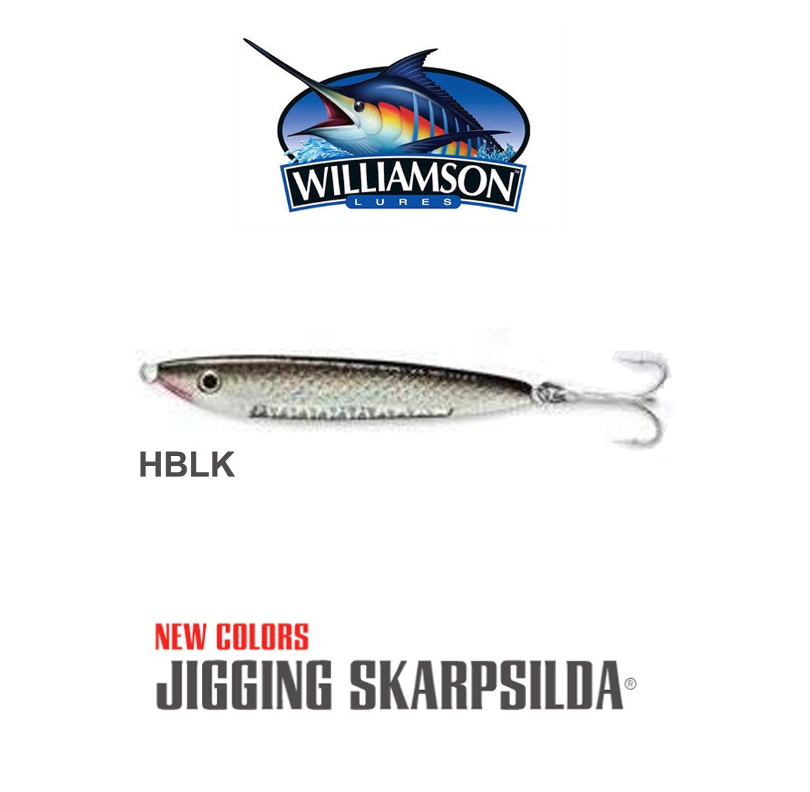 WILLIAMSON SKARPSILDA JIGGING 100G HBLK