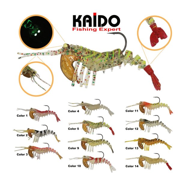 LC70S Shrimp Bait Karides 70mm 7.4gr 14