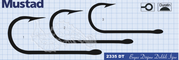 Mustad Olta İğnesi 2335DT 50li Standart - NO:1
