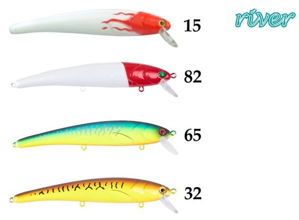 River Deep Effect 120F 12cm 16g 0.5-1.5mt 65