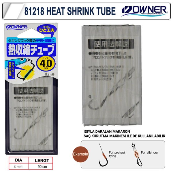 Owner 81218 Heat Shrink Tube 3-4-5 mm 5mm
