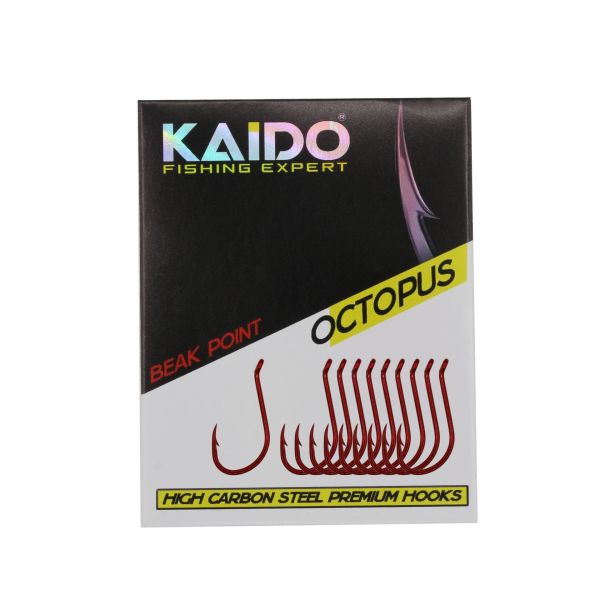 1102 Red Octopus Beak Olta İğnesi (10 pcs) 5/0