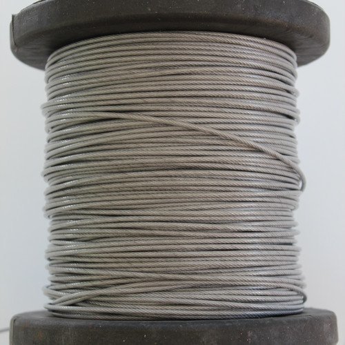 Silver Star NAYLON KAPLAMALI ÇELİK TEL 500 MT. Boy: 500 MT. / 40 LB