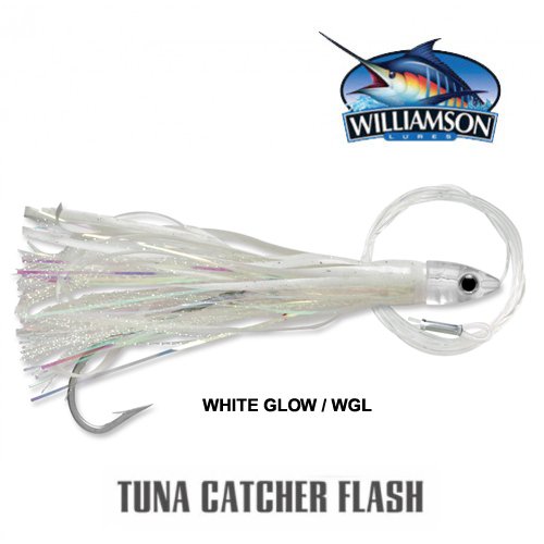 WILLIAMSON TCF 04 TUNA CATCHER FLASH 4 / 102MM WHITE GLOW