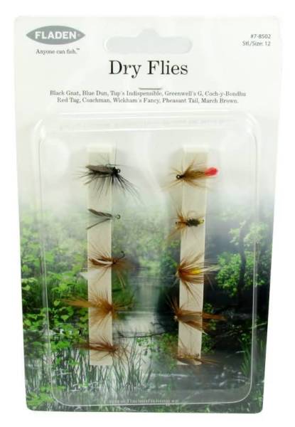 Fladen Dry Flies Fly Sinek Seti No:12 10P