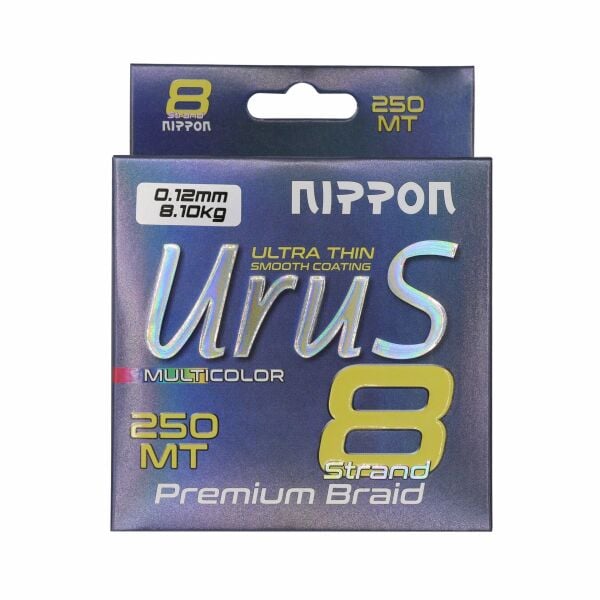 Urus 8X Braid 250 MT Multi Color 0.25 mm