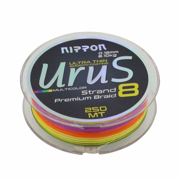 Urus 8X Braid 250 MT Multi Color 0.25 mm