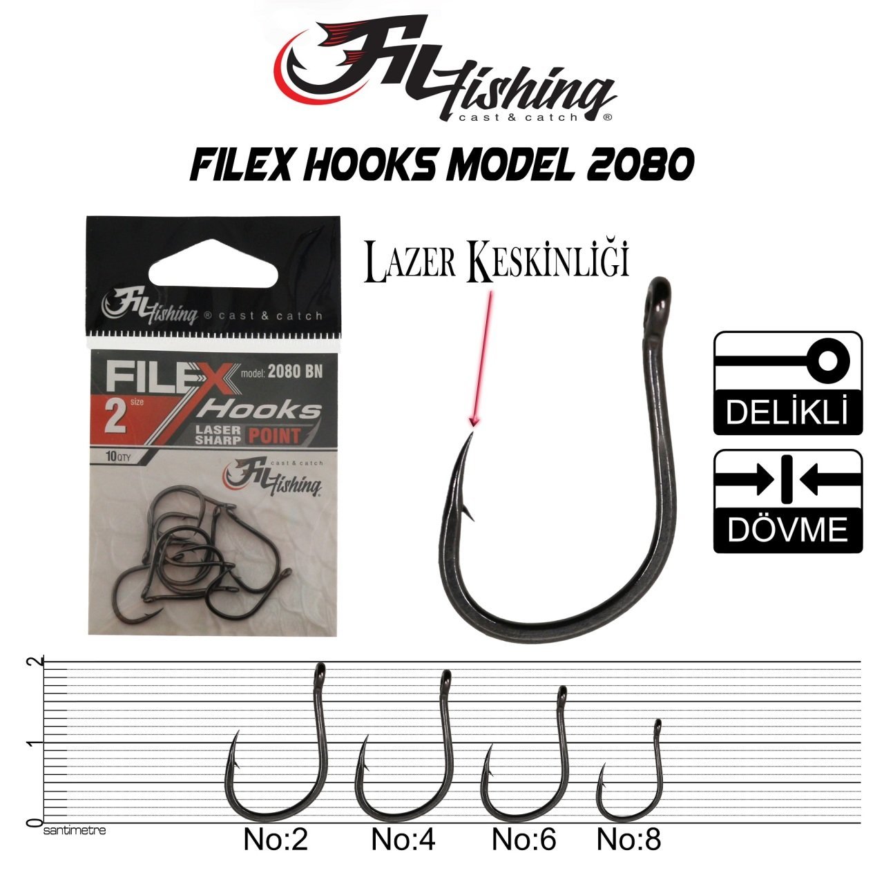 Filex Hooks Model 2080 4