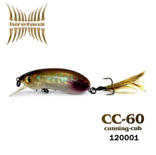 LUREFANS CUNNING CUB CC60S 6cm 9.5g / COL.1