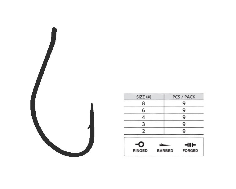 Hayabusa DSR 132 Delikli Drop Shot İğnesi 10'lu Paket Black Mat 3