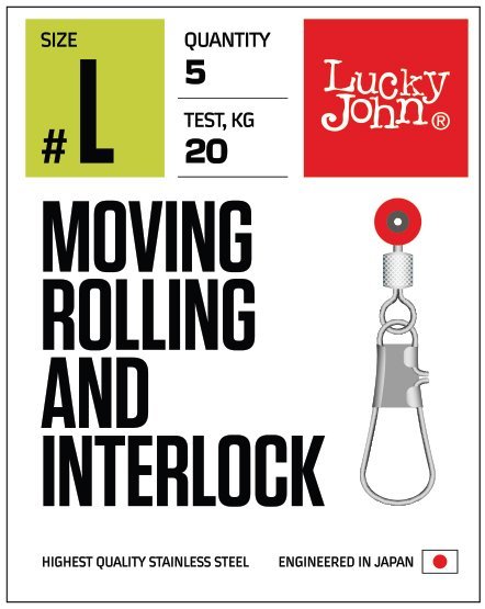 Lucky John Klips 5105 Gözlü Fırdöndülü Klips S