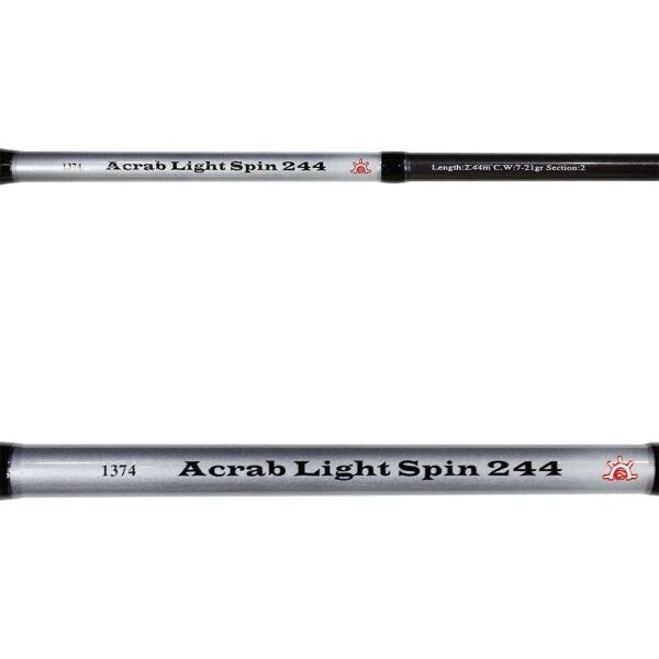Captain 1374 Acrab Light 2 Parça Spin Kamış 7-21gr Atar