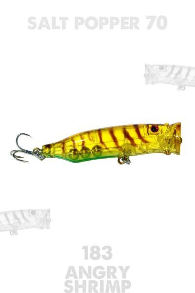 Fujin Salt Popper 70mm 9.5gr Su Üstü Maket Balık 