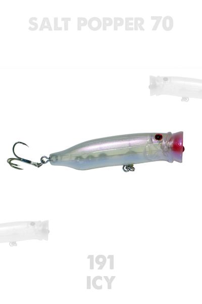 Fujin Salt Popper 70mm 9.5gr Su Üstü Maket Balık 
