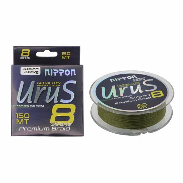 Urus 8X Braid 150 MT Moss Green 0.08 mm