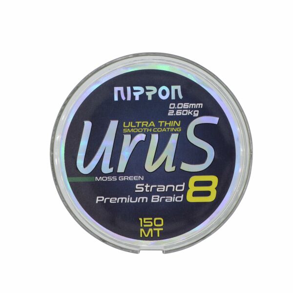 Urus 8X Braid 150 MT Moss Green 0.08 mm