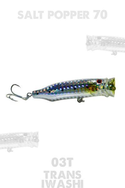 Fujin Salt Popper 70mm 9.5gr Su Üstü Maket Balık 