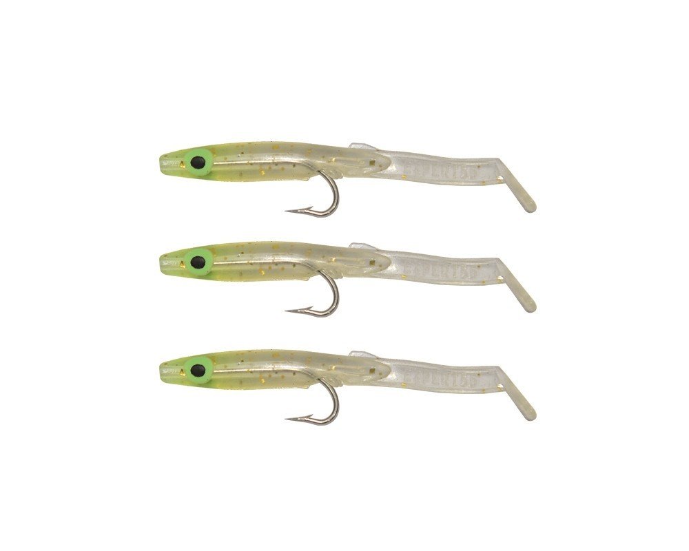 Captain 3526 Eel Fish 5cm Silikon Zargana Suni Yem 3'lü Paket E17 Gold G