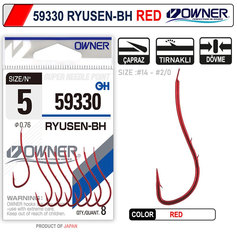 Owner 59330 Ryusen-Bh Red İğne No 8