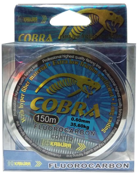 KABURA COBRA FLUORO CARBON COATED 150 MT MİSİNA 0.60MM