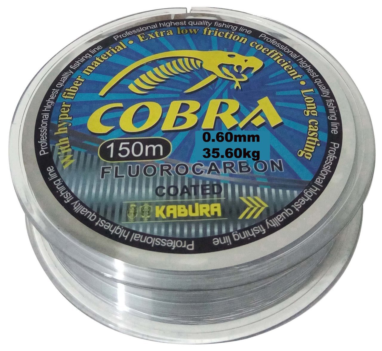 KABURA COBRA FLUORO CARBON COATED 150 MT MİSİNA 0.60MM