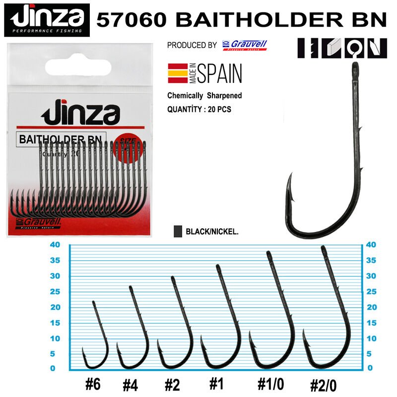 Jinza Baitholder BN Tırnaklı Yem İğnesi 20 Adet 1