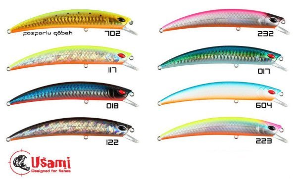 Usami Wasabi Min (Jir) 110F-SR 12.4 G Maket Balık 702