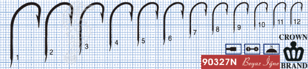 Crown Olta İğnesi 90327N 100lü