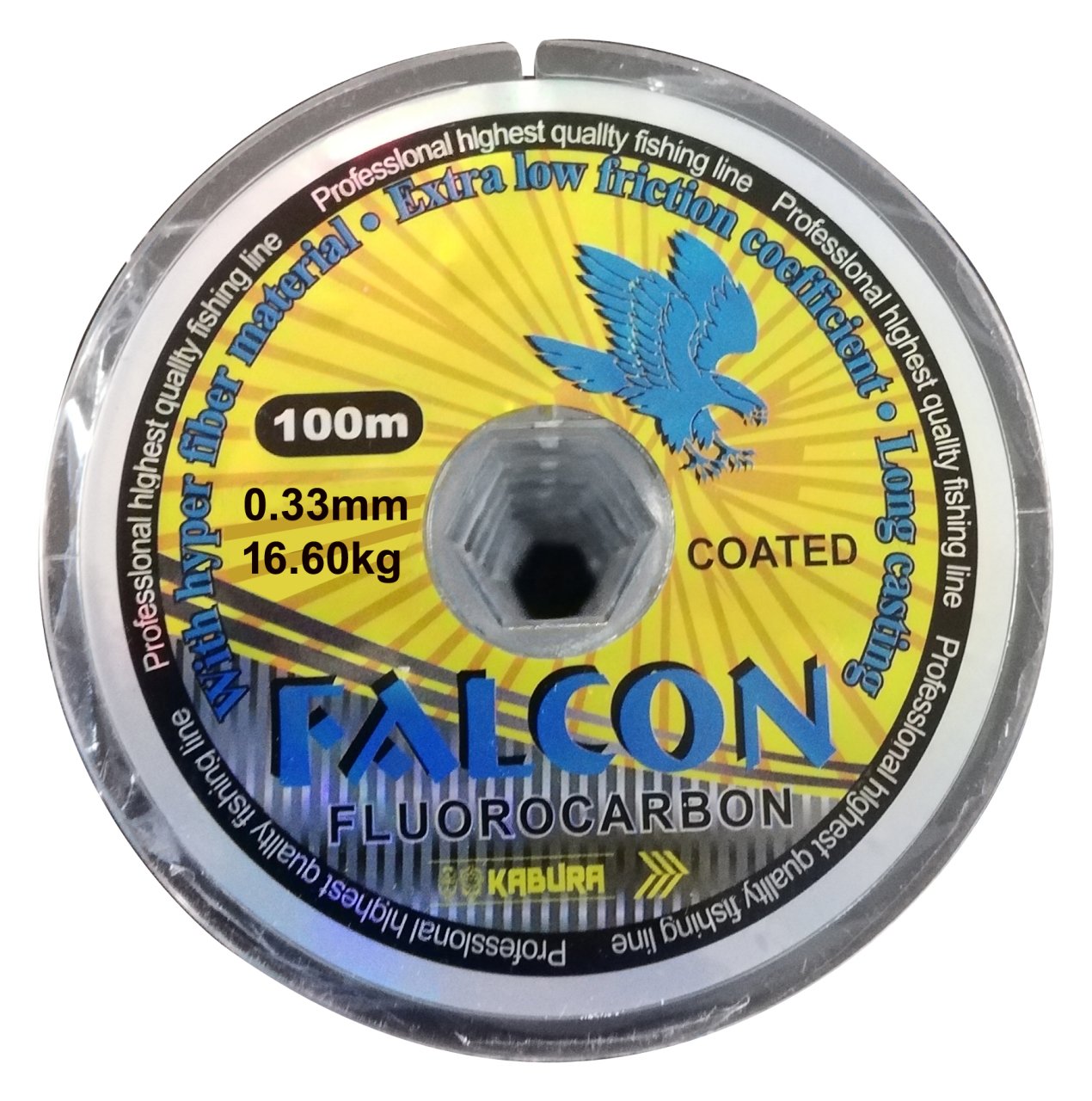 KABURA FALCON FLUOROCARBON MİSİNA 100MT. 0.33MM
