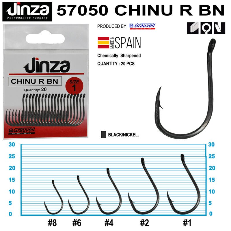 Jinza Chinu R BN Olta İğnesi 20 Adet 1