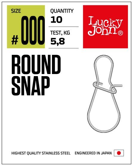 Lucky John Klips 5113 Round Snap 0000