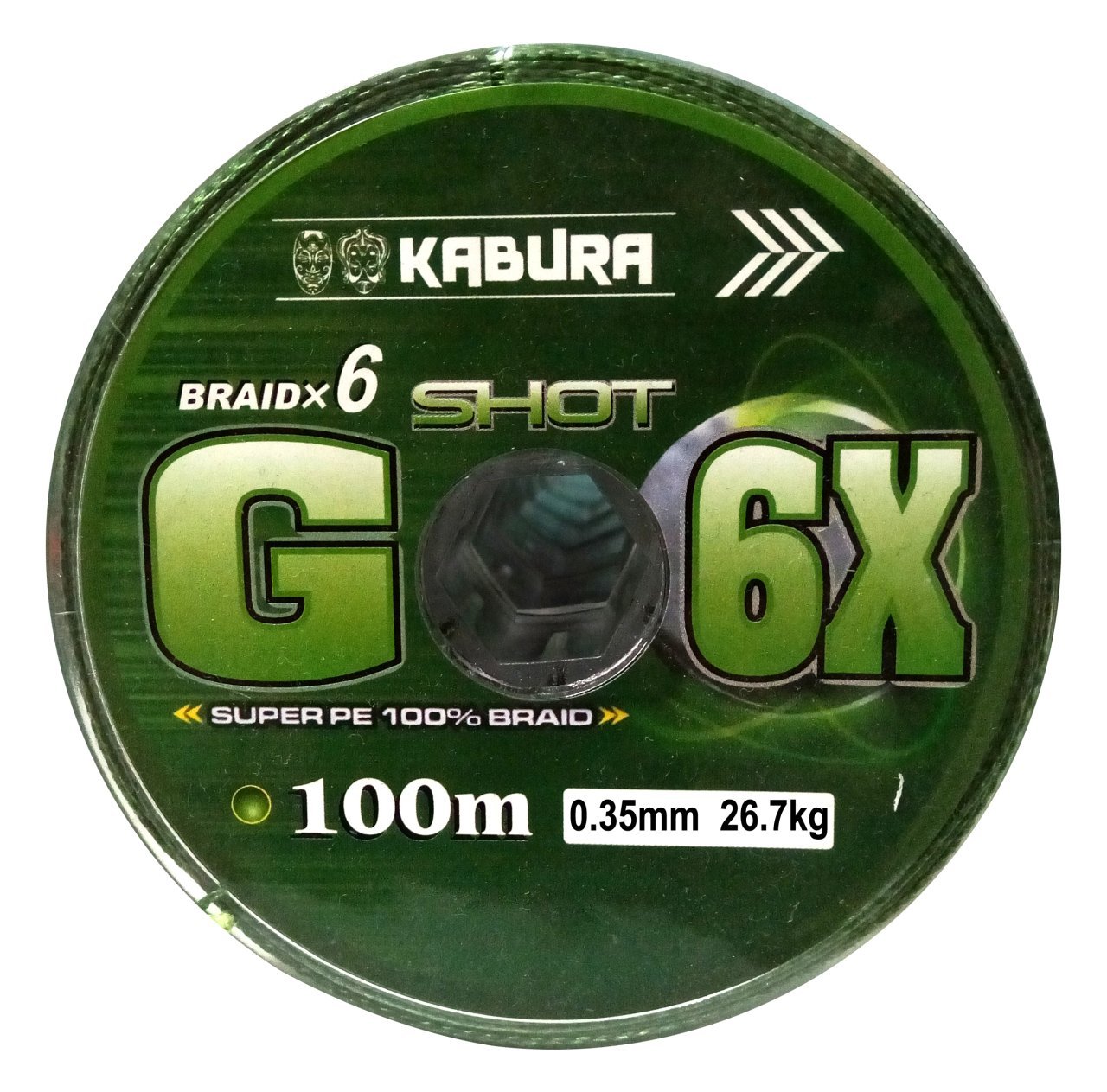 KABURA G-6X SHOT BRAIDX6 ÖRGÜ İP 100MT 0.35MM