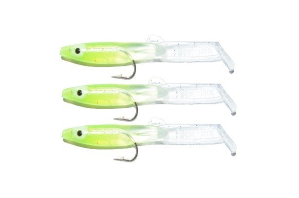 Captain 3525 Eel Fish 7.5cm Silikon Zargana Suni Yem 3'lü Paket E05 Green