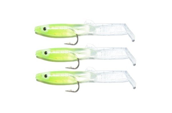 Captain 3525 Eel Fish 7.5cm Silikon Zargana Suni Yem 3'lü Paket E05 Green