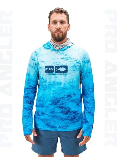 Fujin Pro Angler S24 BuffHoodie Blue Wave