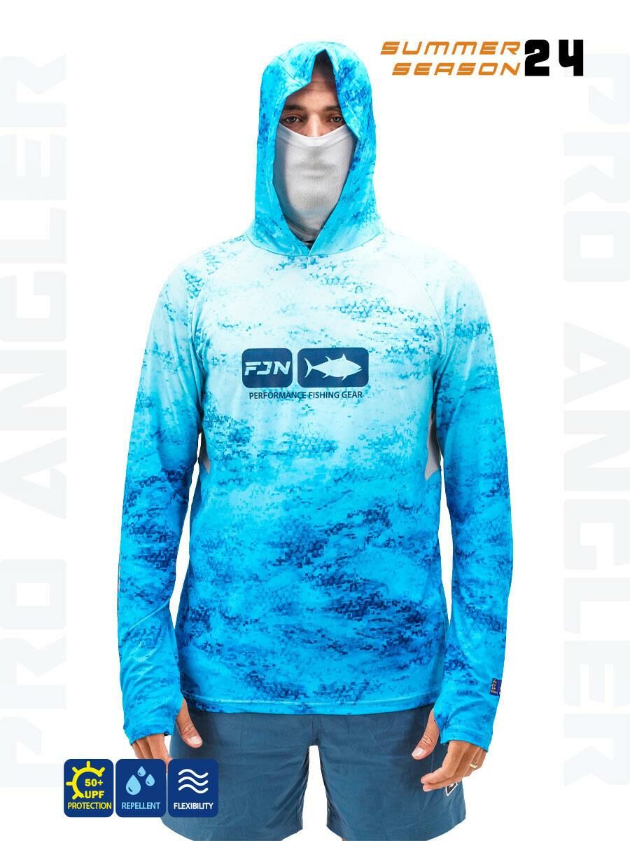 Fujin Pro Angler S24 BuffHoodie Blue Wave