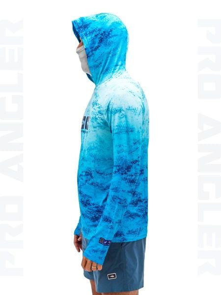 Fujin Pro Angler S24 BuffHoodie Blue Wave